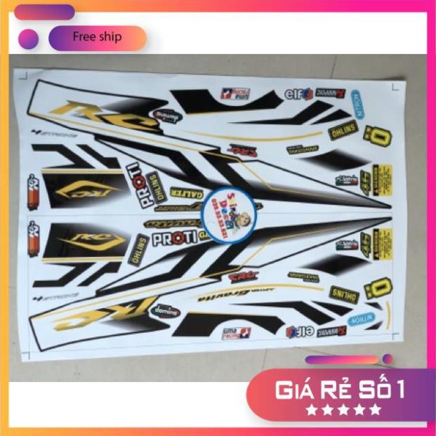 Tem xe jupiter gravita trắng đen