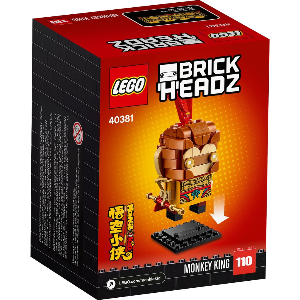 40381 Đồ chơi lắp ráp Iego BrickHeadz Monkie Kid Monkey King