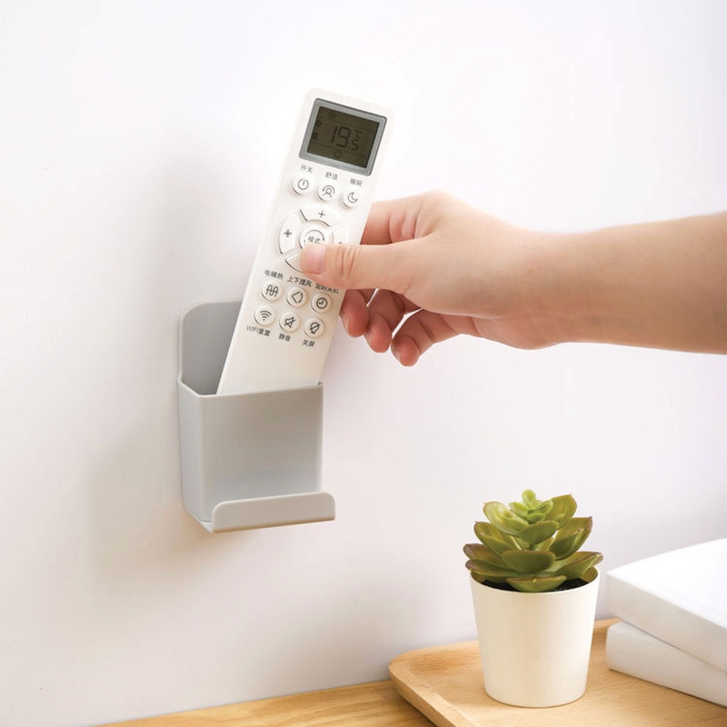 Giá Đỡ Điều Khiển Từ Xa/Điện Thoại Gắn Tường Bằng Nhựa PP Tiện Dụng