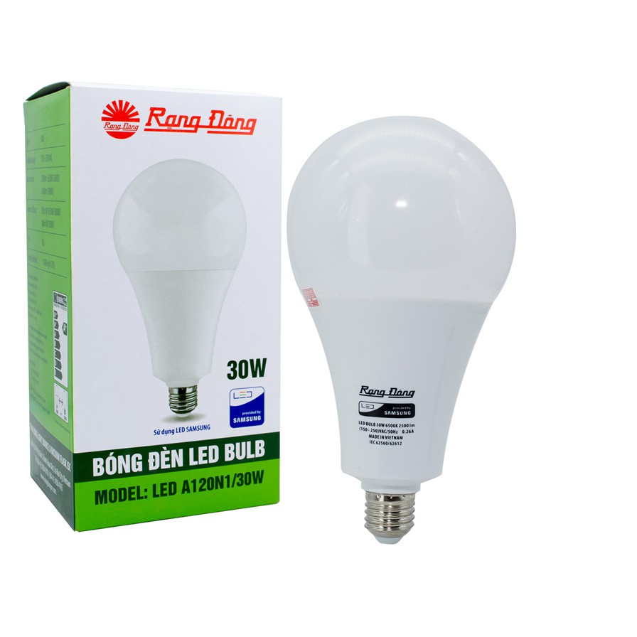 Bóng đèn LED Bulb Rạng Đông 30W E27 ChipLed Samsung - (CT) LED Bulb Rạng Đông 30W