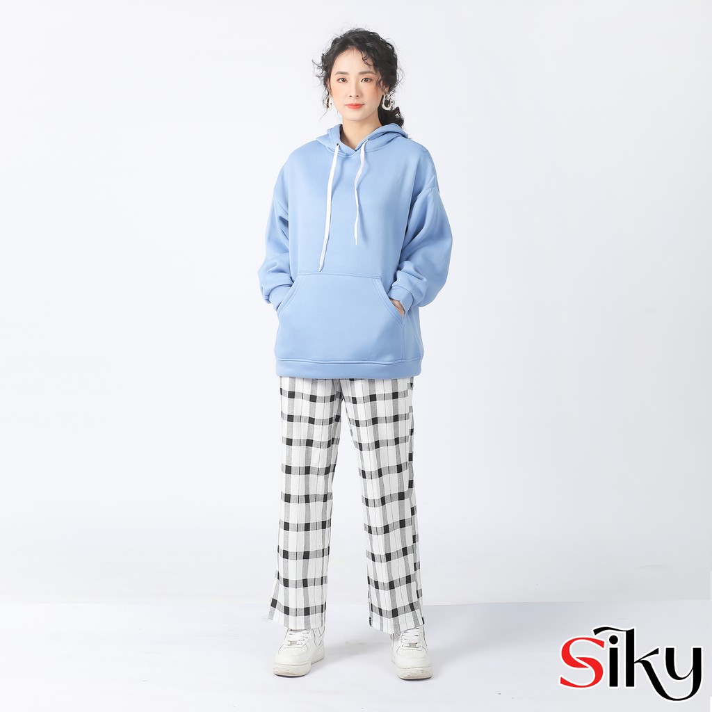 Áo hoodie nữ form rộng basic - Siky | BigBuy360 - bigbuy360.vn