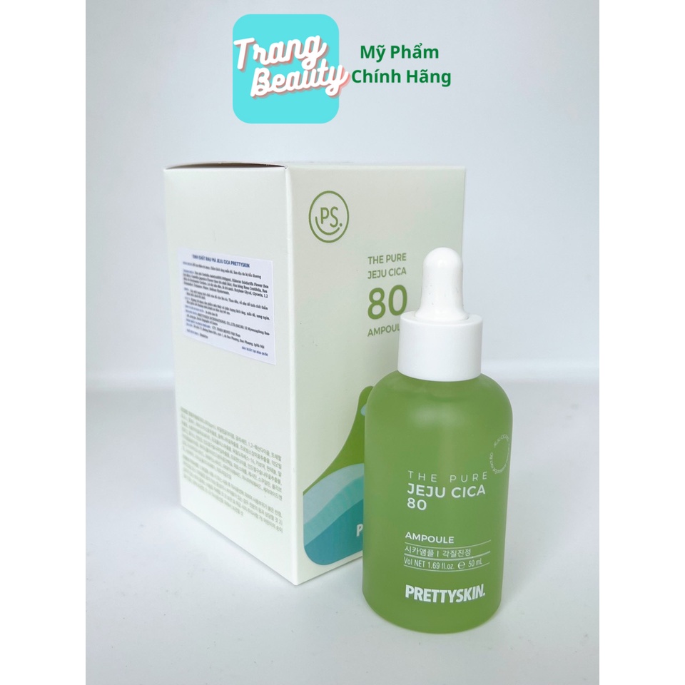 Tinh Chất Jeju Rau Má PrettySkin giảm dầu thừa, ngăn tắc nghẽn lỗ chân lông