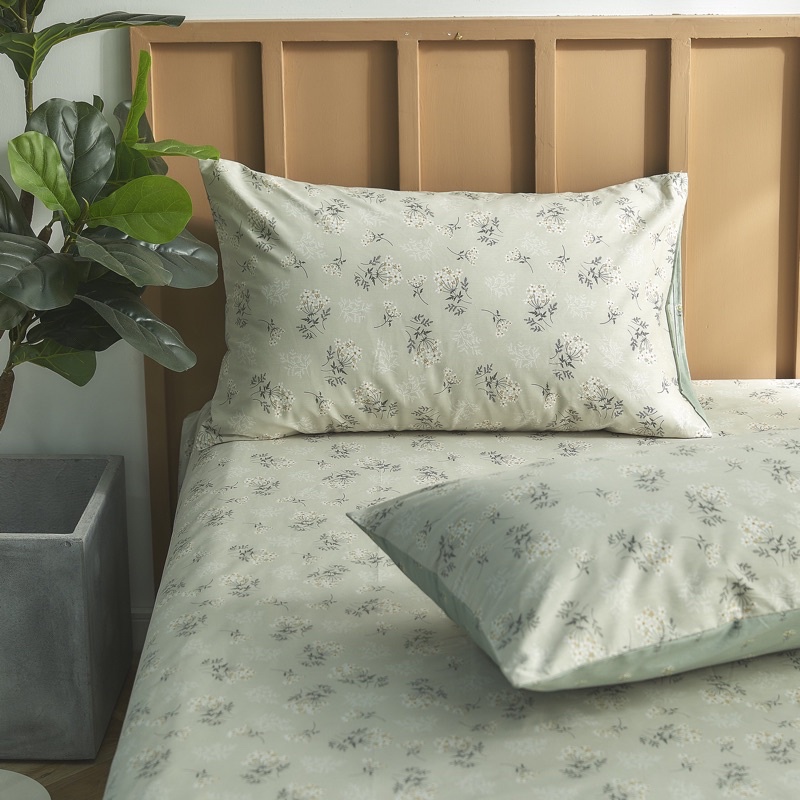 Set Ga Gối Cotton Living 100%cotton Hàng Nhập Khẩu Cao Câp 3 Món Hoa Vintage(chat chọn mẫu) | BigBuy360 - bigbuy360.vn