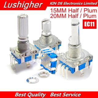 Bộ 5pcs chiết áp kỹ thuật số công tắc 5pin ec11 15mm / 20mm