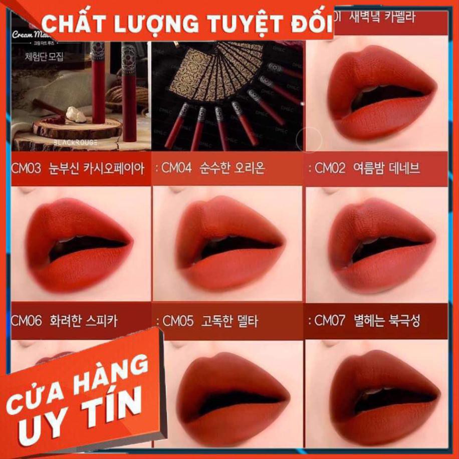 [AUTH] - Son kem lì blackrouge cream matt rouge đủ màu từ ver 1 đến ver 2 [CM 01 -> CM12] [Có sẵn]