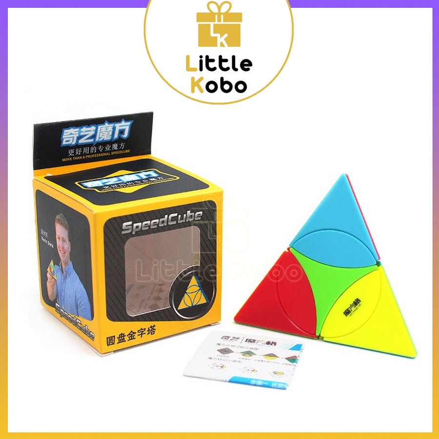 Rubik Biến Thể QiYi Ancient Coin Pyraminx Stickerless Rubic Tam Giác Đồ Chơi Trí Tuệ