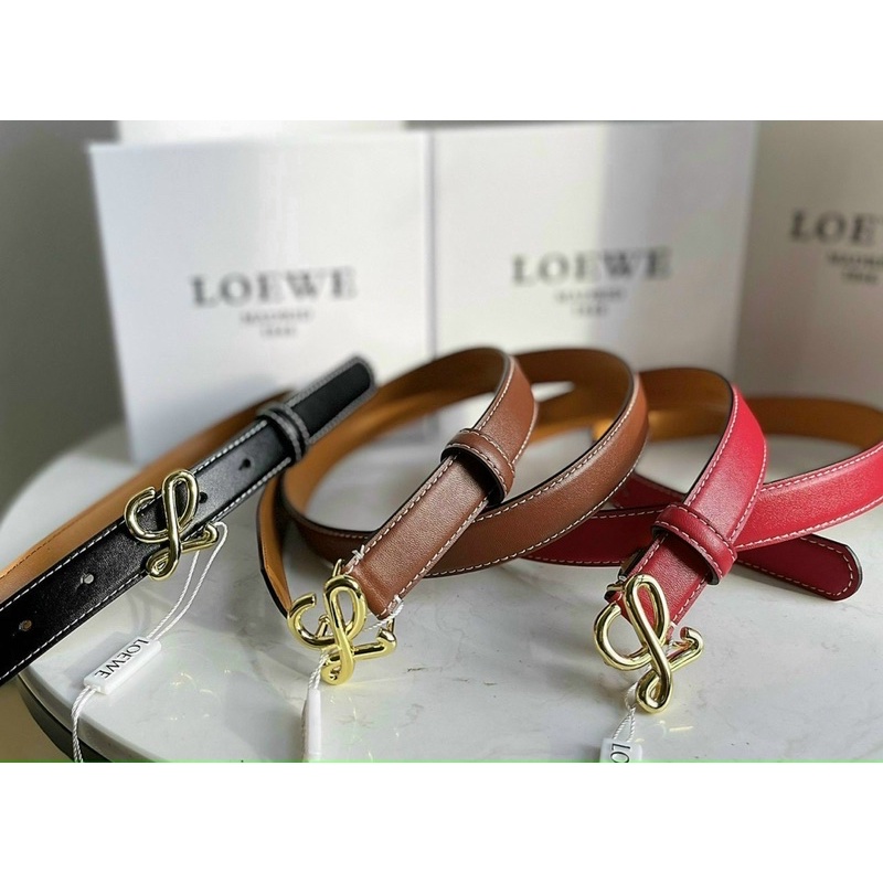 TINUONGSHOP - Dây nịt/ Thắt lưng nữ L•O•E•Wie MADE IN SPAIN-3 màu bản nhỏ