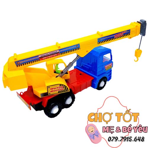 Đồ Chơi Xe Móc, Xe Cẩu Chạy Trớn ( Hàng Việt Nam To Đẹp )