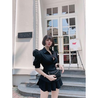 Áo sơ mi tay phồng lửng ❤️