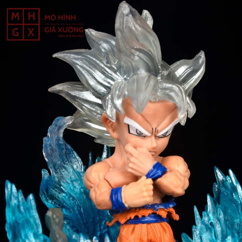Mô hình Dragon Ball SonGoku bản năng vô cực , có led cao 11cm mô hình figure 7 viên ngọc rồng  giá xưởng