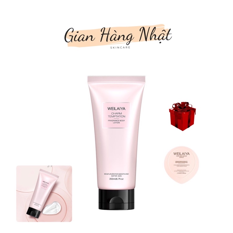 Sữa dưỡng thể nước hoa 3 tầng hương Weilaiya Fragrance Body Lotion 200ml