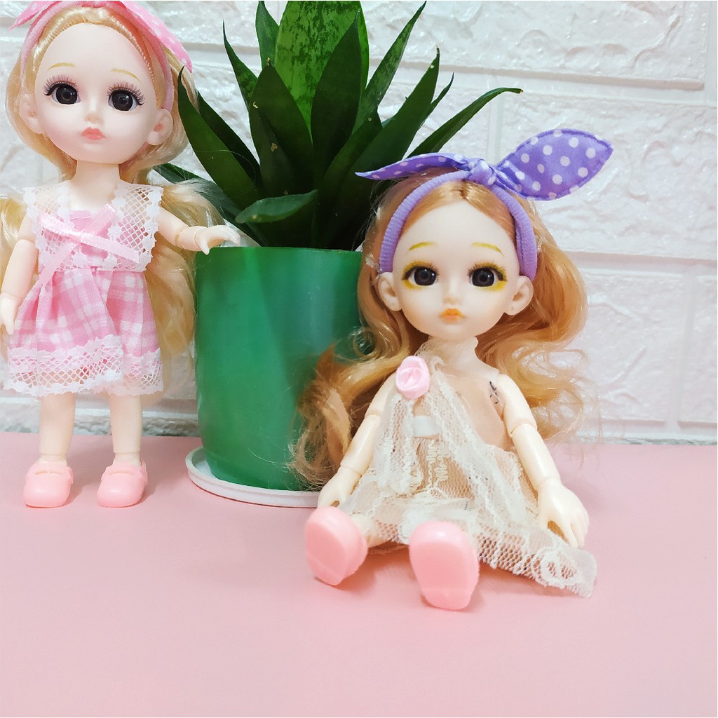 Búp Bê Barbie Loli Đồ Chơi Cho Bé Gái Đáng Yêu Khớp Xoay 360 Trang Phục Đẹp Mắt