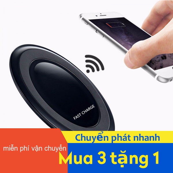 Đế sạc nhanh không dây QI cho Samsung Note 9 / Apple iPhone 8 11 Pro Max X XS Max tiện dụng