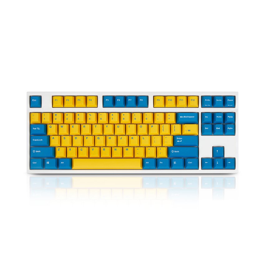 Bàn phím cơ mini máy tính không dây có dây chơi game gaming cao cấp giá rẻ bluetooth Leopold FC750R PD Sweden White 4859