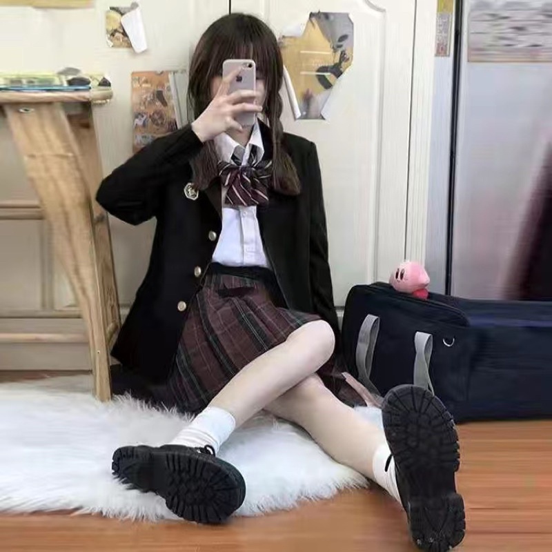 [ORDER] Áo khoác học sinh/ Áo blazer 3 màu nâu, đen, xám | BigBuy360 - bigbuy360.vn