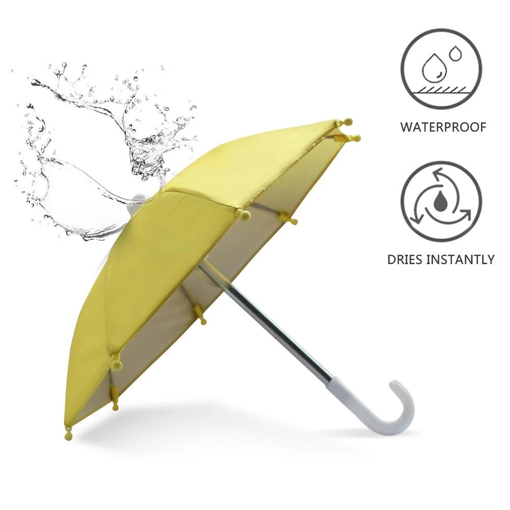 Dù Che Nắng / Mưa Mini Tự Động Bằng Polyester In Họa Tiết Dễ Thương Trang Trí Xe Đạp