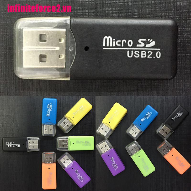Set 2 Đầu Đọc Thẻ Nhớ Mini Usb Sd / Mmc 480mbps | BigBuy360 - bigbuy360.vn