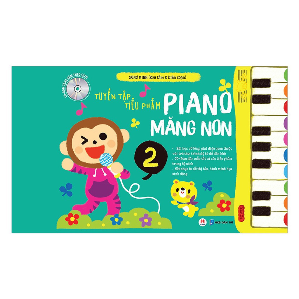 Sách - Tuyển Tập Tiểu Phẩm Piano Măng Non Phần 2 (Kèm file Audio đánh mẫu)