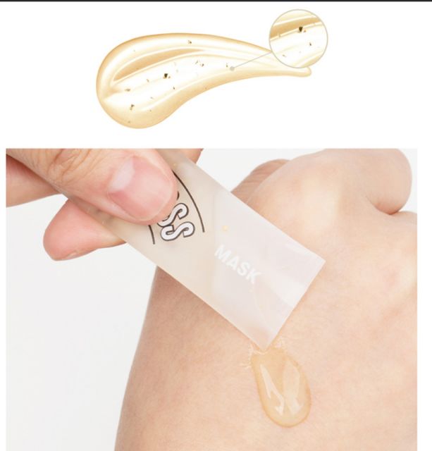 Combo 10 gói Mặt nạ ngủ tinh chất vàng và mật ong Vt Progloss sleeping mask.