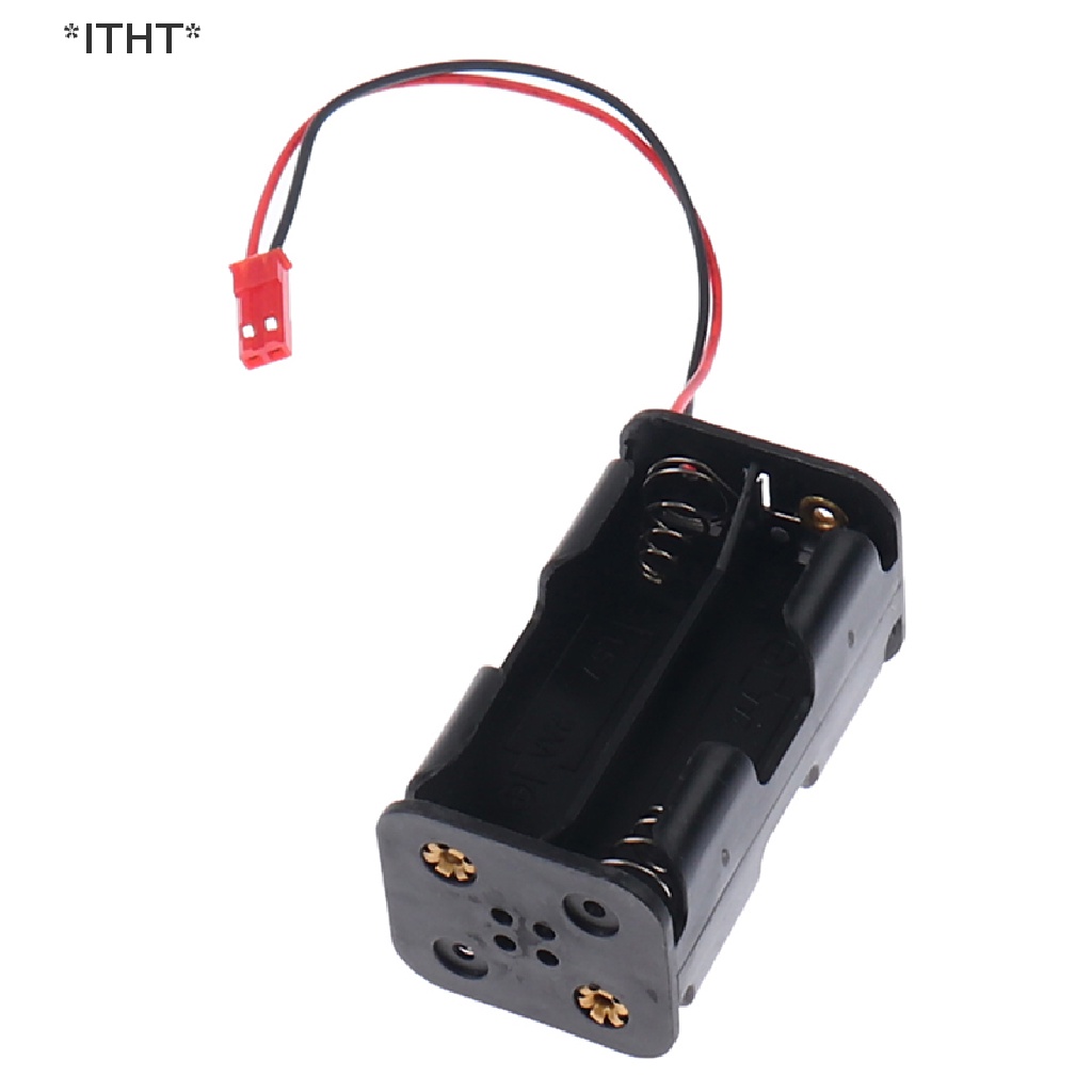 Hộp Đựng Pin RC 4 x AA Kèm Phích Cắm Futaba Siêu Bền Tiện Dụng Cho Xe Hơi / Tàu Thuyền