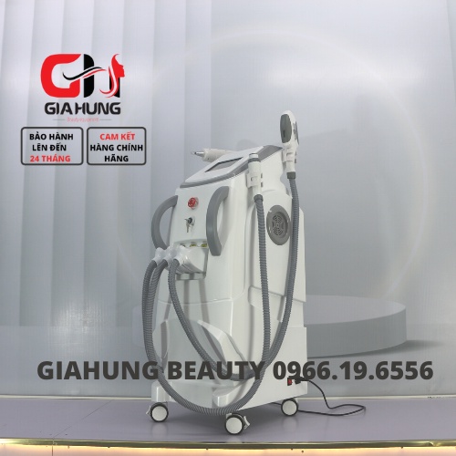 [Chất Lượng Hàng Loại 1] Máy OPT 3 Tay Cầm Triệt Lông Vĩnh Viễn - Laser Xóa Xăm - Hifu Nâng Cơ