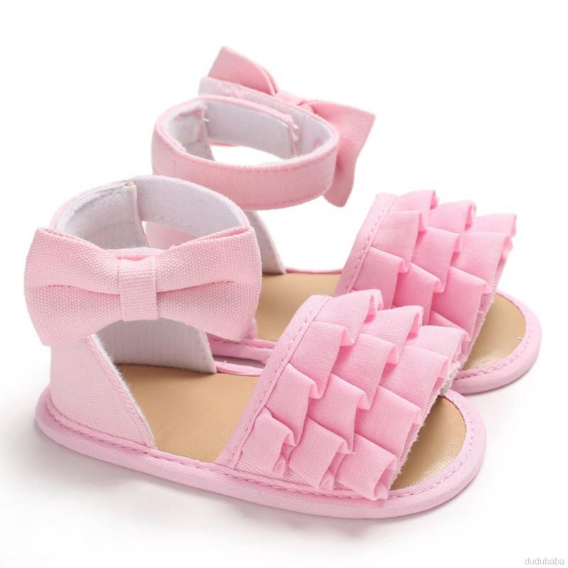 Giày Sandal Đế Mềm Chống Trượt Cho Bé 0-18 Tháng Tuổi