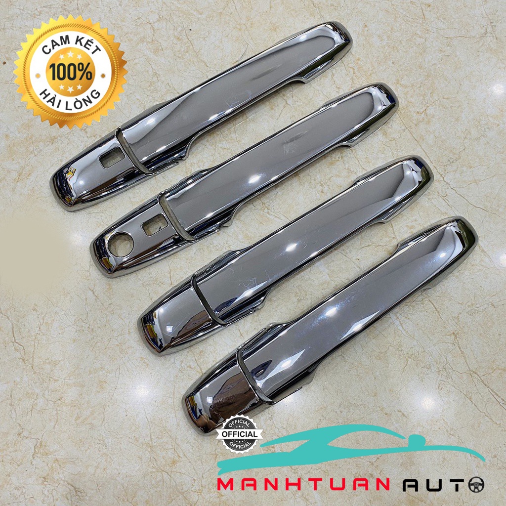 Ốp Tay nắm, Hõm Cửa Xe TOYOTA AVANZA 2022 2023 Mạ Crom cao cấp