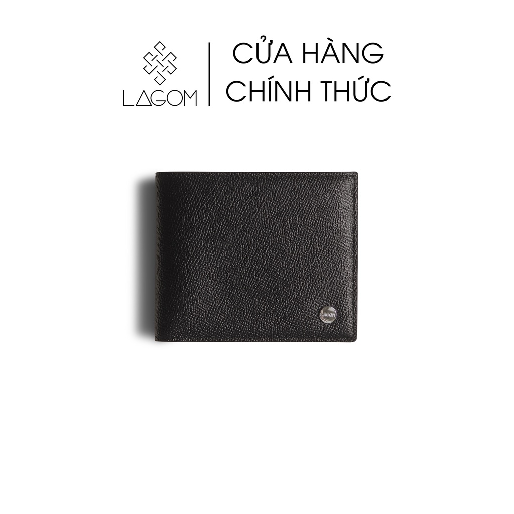 Ví nam Da Thật LAGOM Epsom wallet - phong cách tối giản