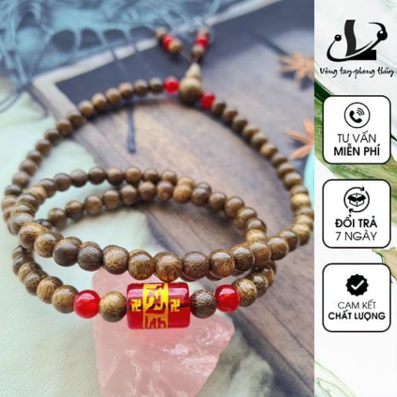 Chuỗi Vòng Tay 108 Hạt Mix Lu Thống Tặng Hộp Gấm - N92 | BigBuy360 - bigbuy360.vn