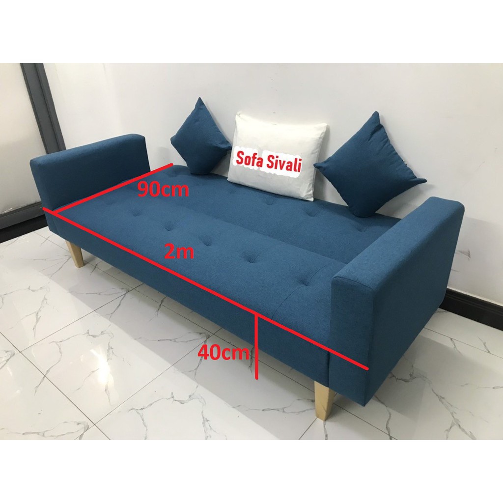 Bộ ghế dài sofa bed tay vịn phòng khách sopha sivali salon