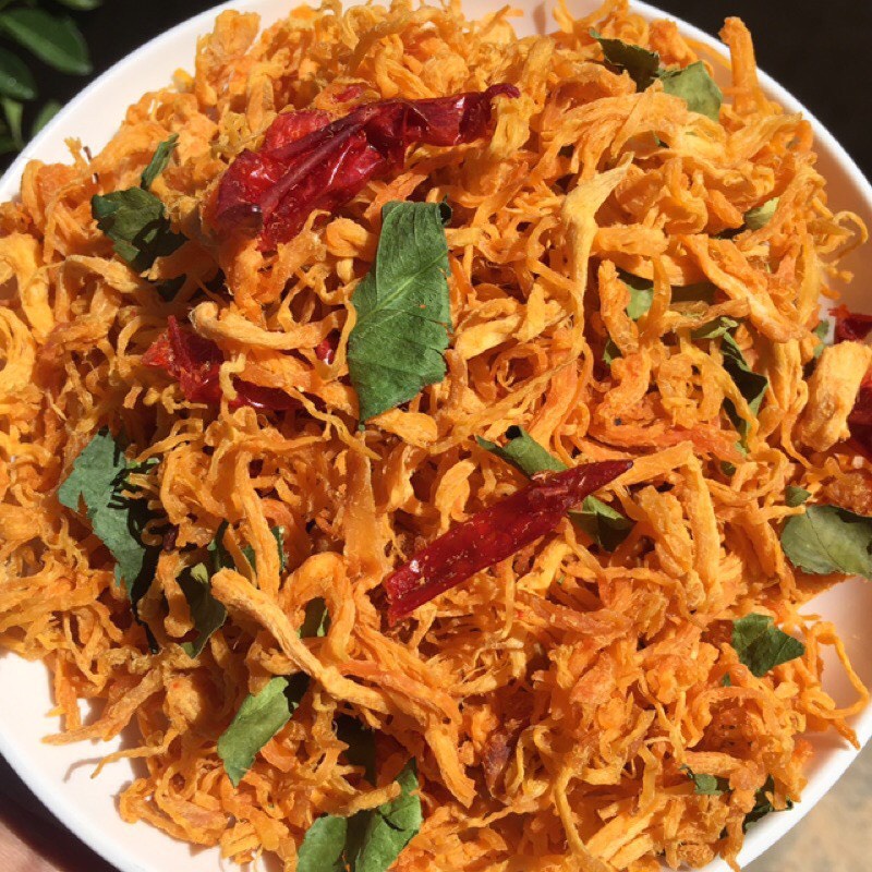 Khô Gà Lá Chanh NEM FOOD Hũ pet 250g Loại Ngon Đồ Ăn Vặt Hà Nội