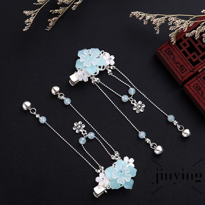 GETNOIVAS Kẹp tóc đính đá pha lê phong cách retro dành cho nữ