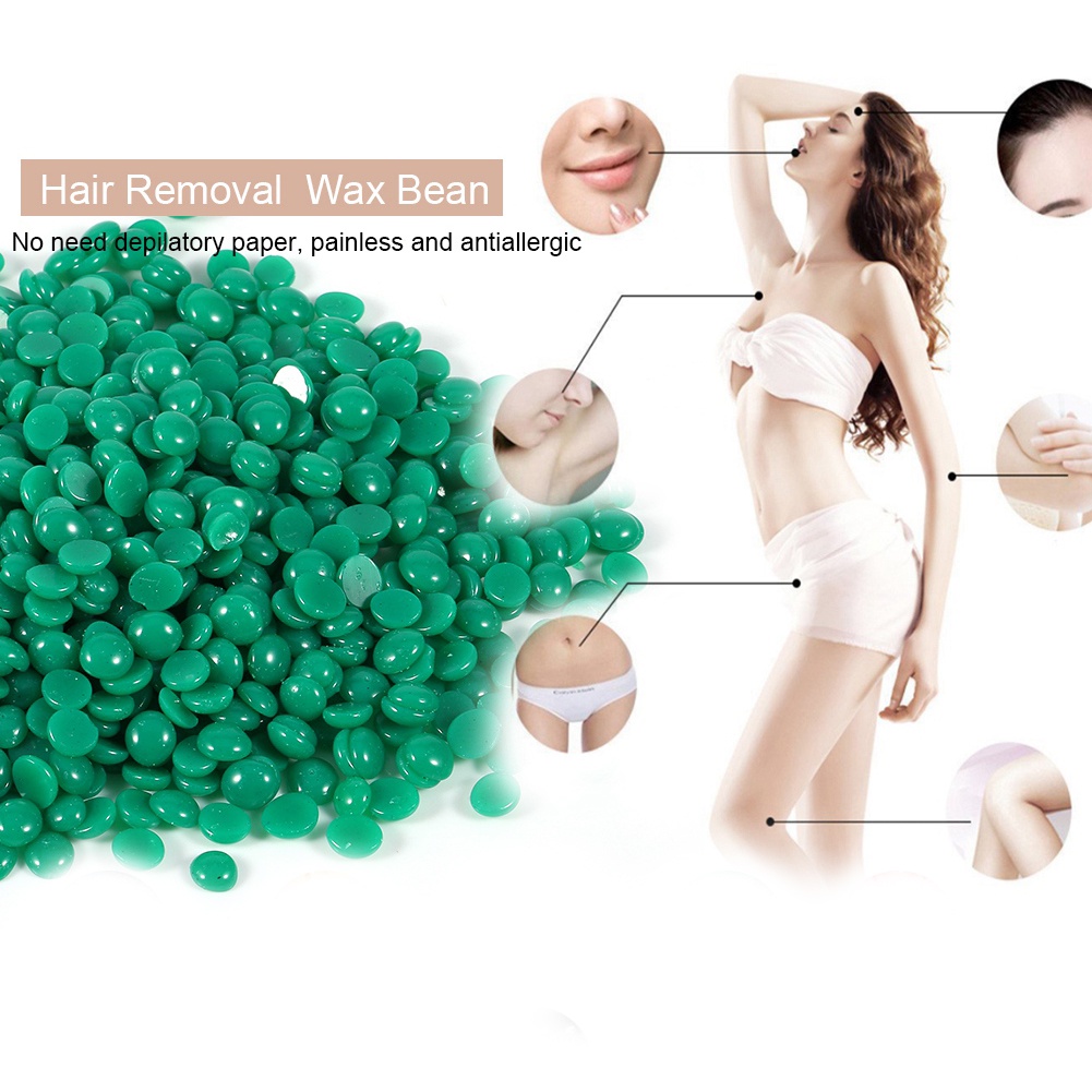 [Hàng mới về] Sáp wax lông cứng dạng hạt nóng nhiều màu sắc 100g dùng cho vùng dưới cánh tay/ vùng kín