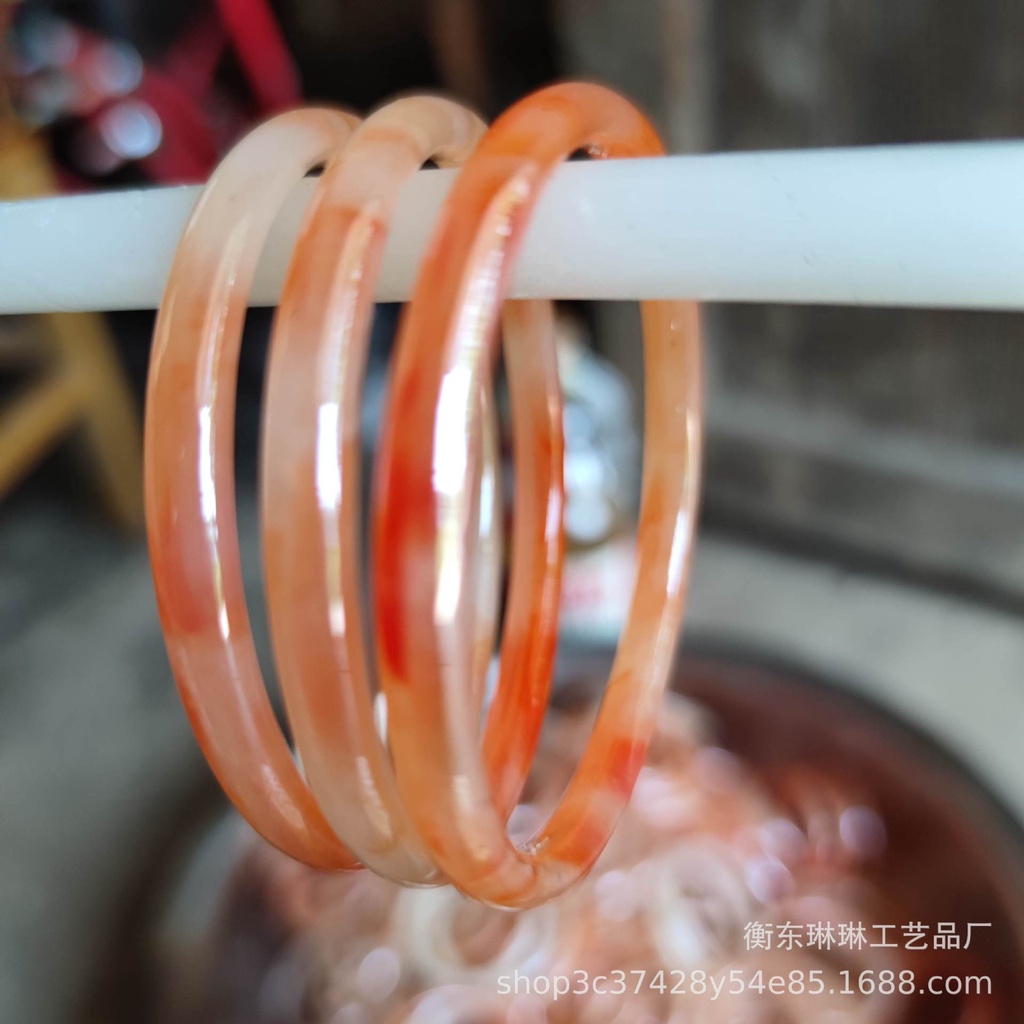 Vòng Đeo Tay 56 Chi Tiết Hạt Ngọc Thạch Trong Suốt Phong Cách Trung Hoa