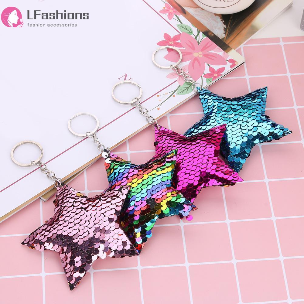 Móc khóa đính cườm lấp lánh thời trang xinh xắn