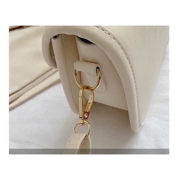 Túi Nữ Đeo Chéo Da Pu Đơn Giản Trẻ Trung Dây Đeo Tạo Điểm Nhấn