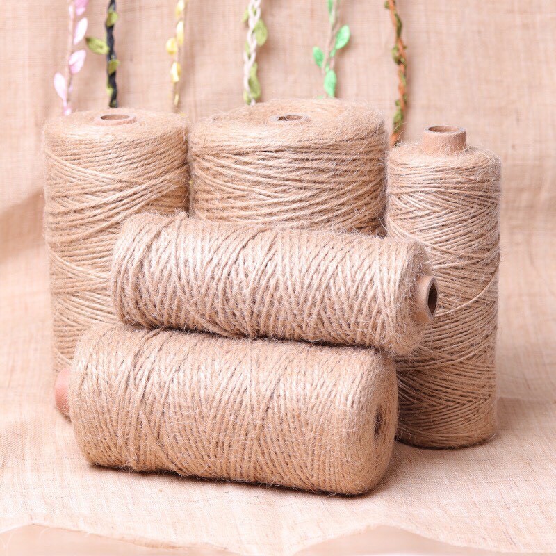 Cuộn 100m Dây thừng trang trí lọ hoa, Phụ kiện chụp ảnh handmade