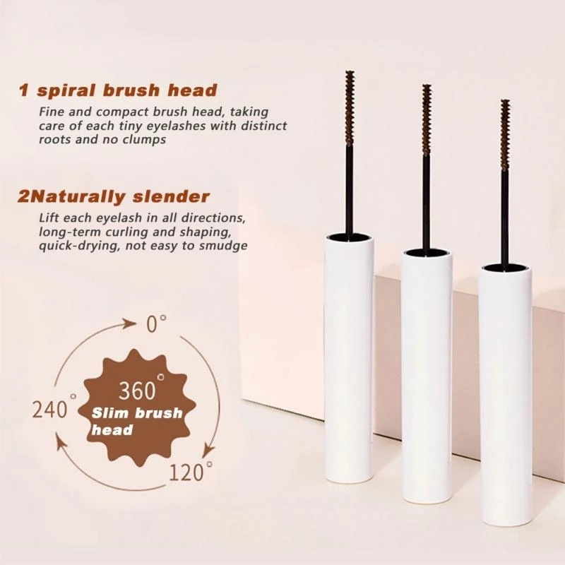Mascara Sợi Tơ 4D Nhanh Khô Chống Thấm Nước Nhanh Khô Chuốt Mi Cong Dày Tự Nhiên Cho Nữ