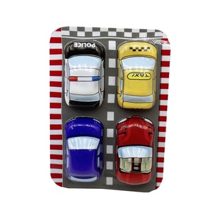 Vỉ 4 chiếc xe ô tô nhân kẹo socola