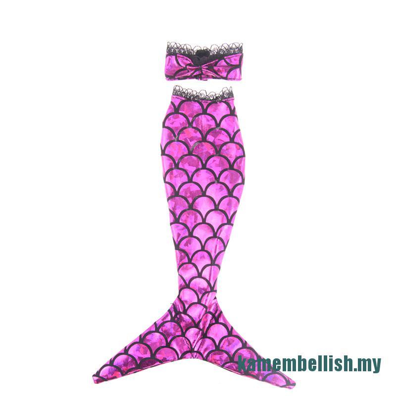 Set 2 Đầm Đuôi Cá Cho Búp Bê 11 ''