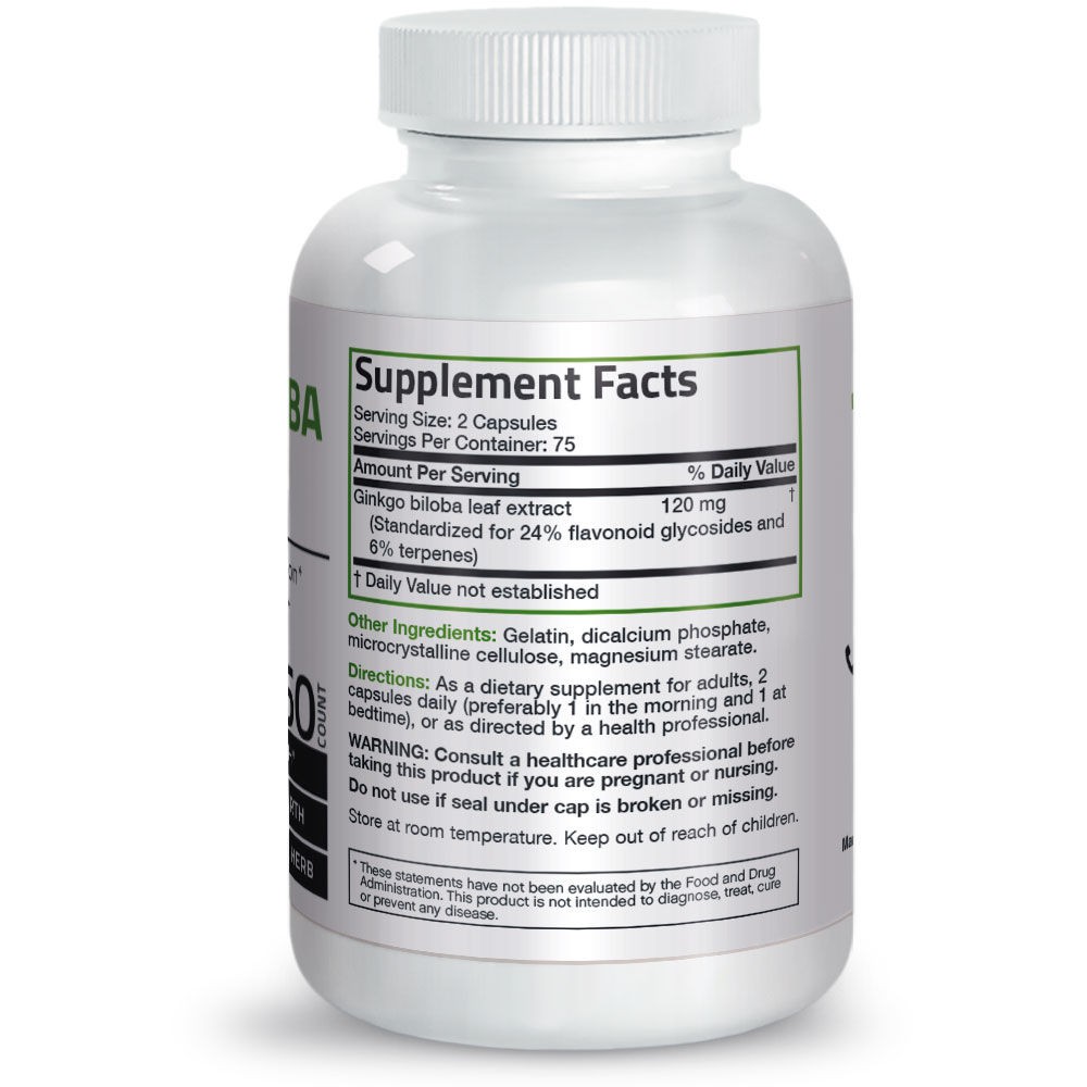 Organic Vitamins Extract Ginkgo Biloba  120mg - 150 viên Mỹ - Bổ não | BigBuy360 - bigbuy360.vn