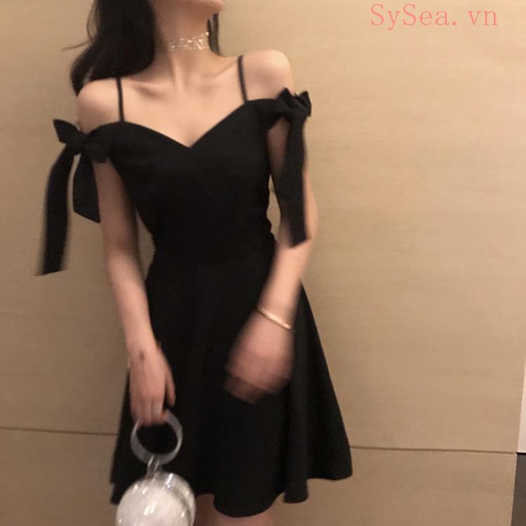 Đầm Dạ Hội Trễ Vai Thanh Lịch Cho Nữ