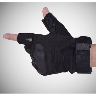 Găng tay thể thao đi phượt gang tay xe máy - Găng tay chiến thuật Okley