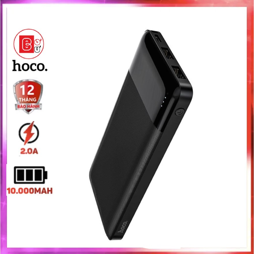 Sạc Dự Phòng Hoco J72 10.000mah CHÍNH HÃNG Có Tích Hợp Đèn Led -Bơ Bư