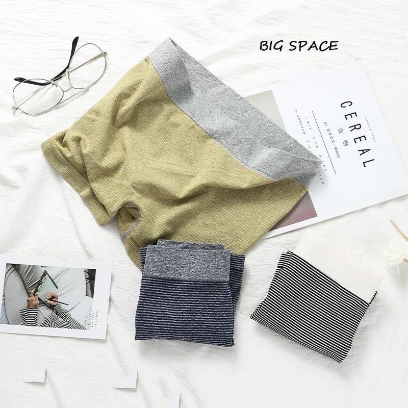 Quần Lót Nam Boxer [ HỘP 3 QUẦN ] Quần Sịp Đùi Cotton Kháng Khuẩn