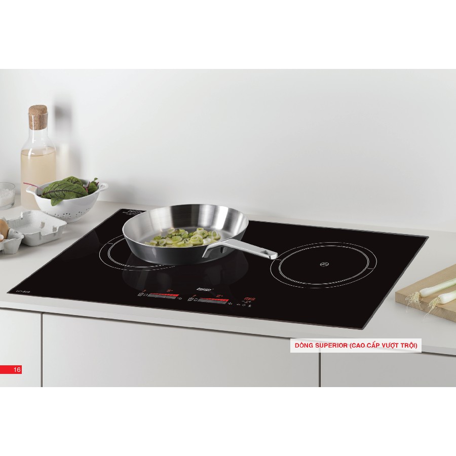 Bếp Từ Lorca LCI-809 - Bếp Từ Đôi Kích Thước 750x450mm, Màu Đen, Công Nghệ B4 Smart Inverter