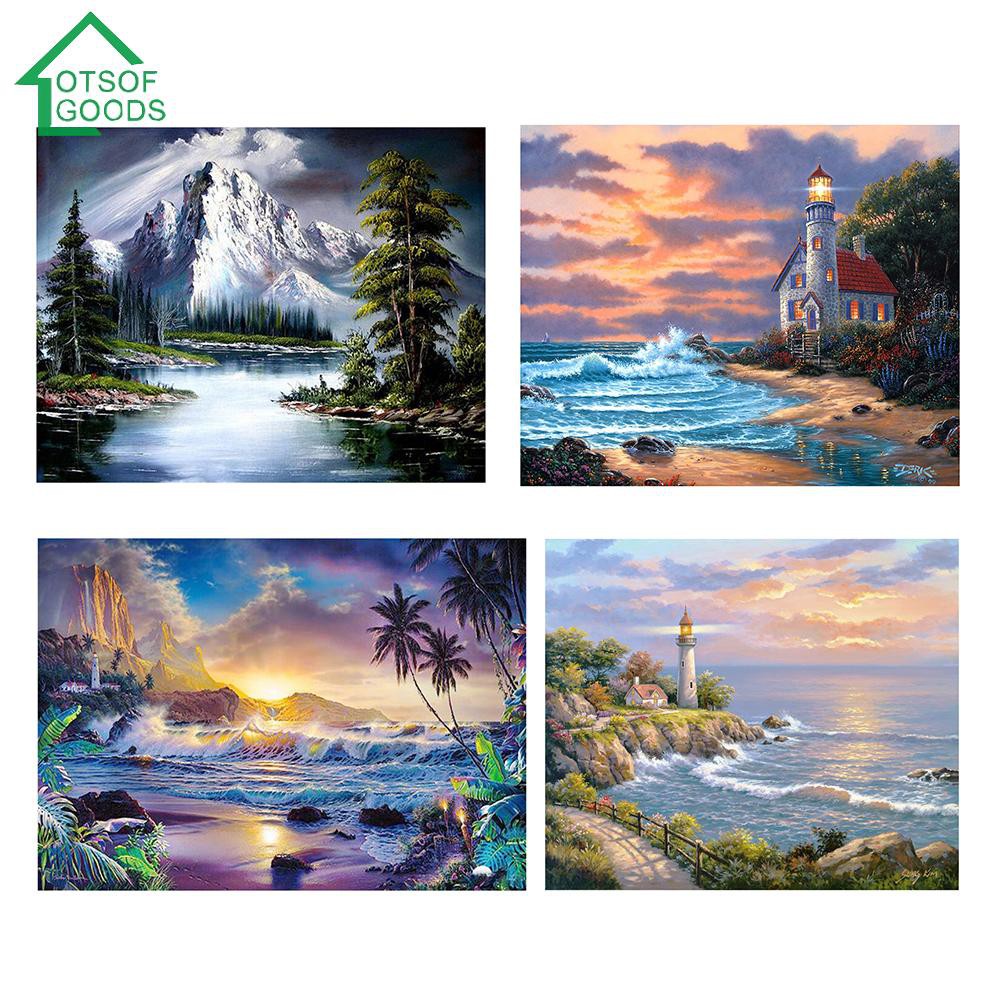 Bộ Tranh Thêu Chữ Thập Tự Làm 11ct 50x40cm