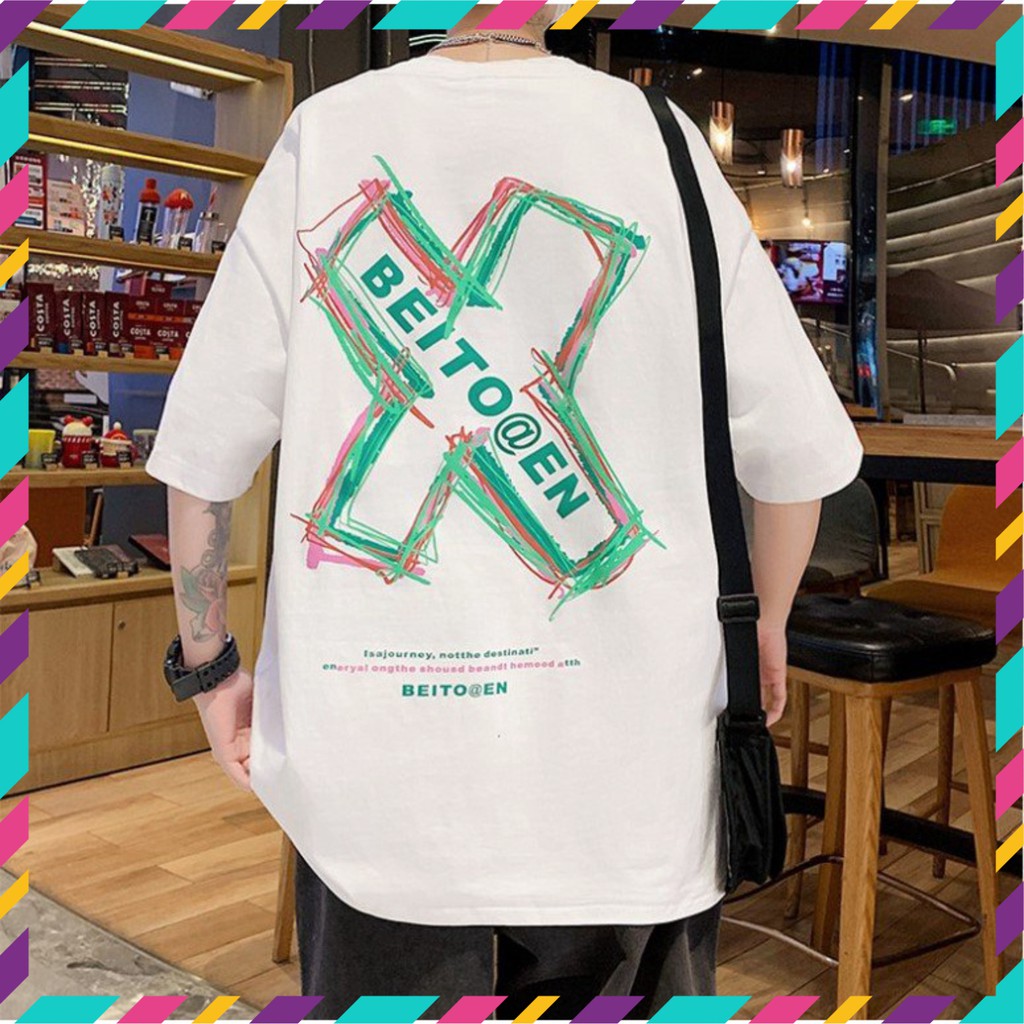 Áo Thun Tay Lỡ Form Rộng Beitoen Siêu Hot🍁 Unisex nam nữ đều mặc được | BigBuy360 - bigbuy360.vn