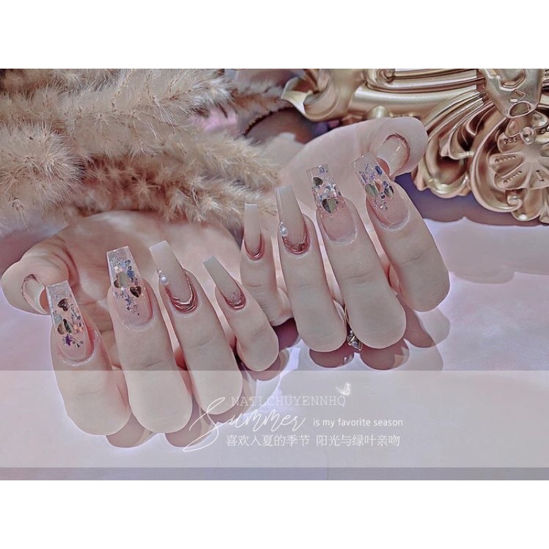 nails box móng úp thiết kế Sơn thạch xà cừ