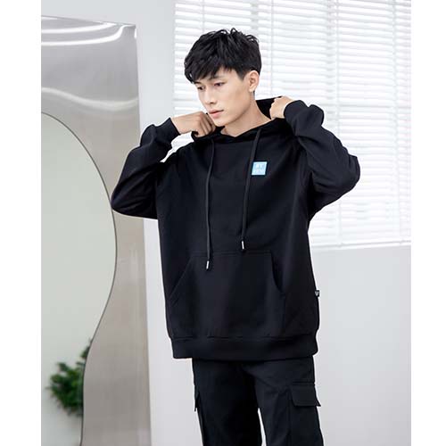 Áo Khoác Hoodie Nam Nữ Trơn Đơn Giản Thời Trang Y2010 Màu Đen Nguyên Bản Ver4 20365